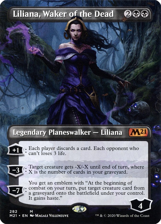Liliana, Waker of the Dead (Borderless) [Core Set 2021] | North Valley Games