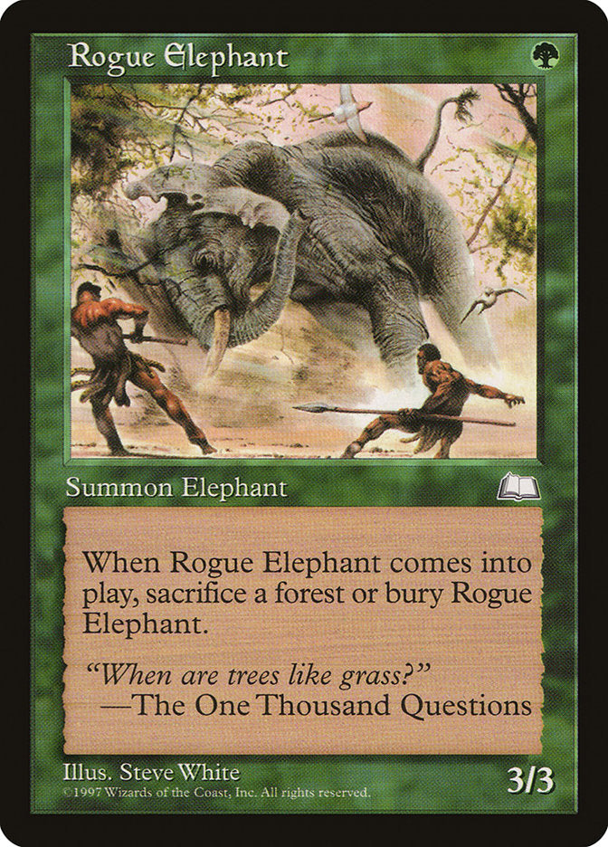 Rogue Elephant [Weatherlight] | North Valley Games