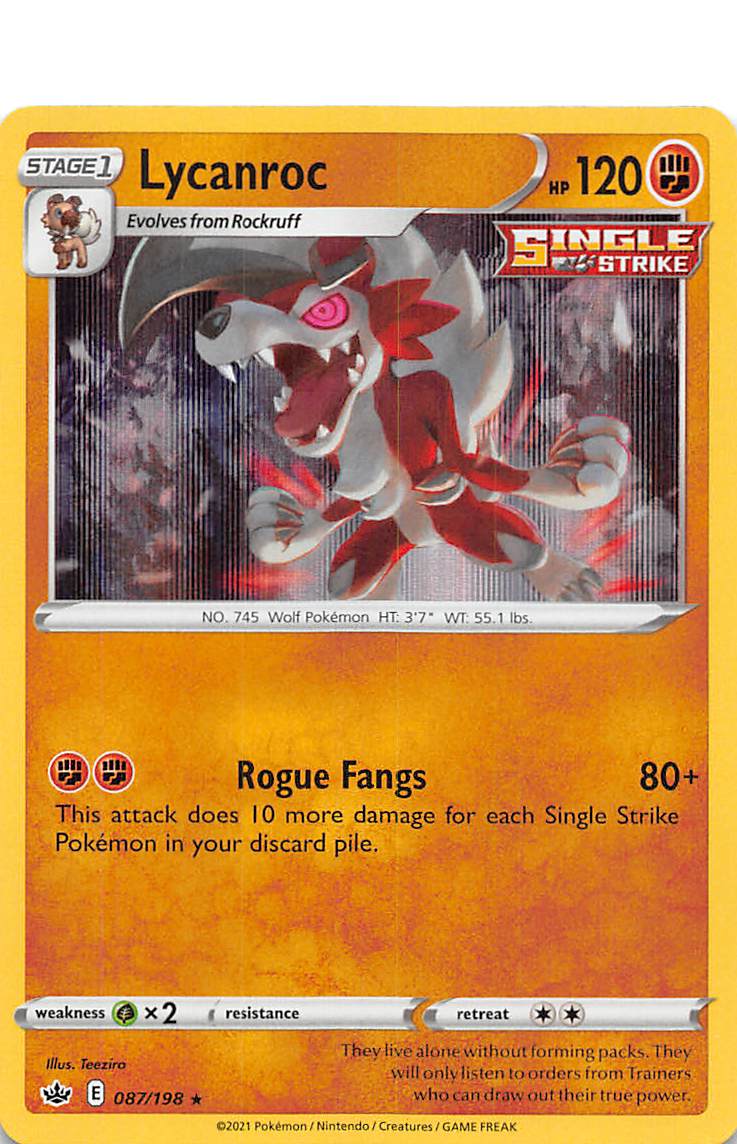 Lycanroc (087/198) [Sword & Shield: Chilling Reign] | North Valley Games