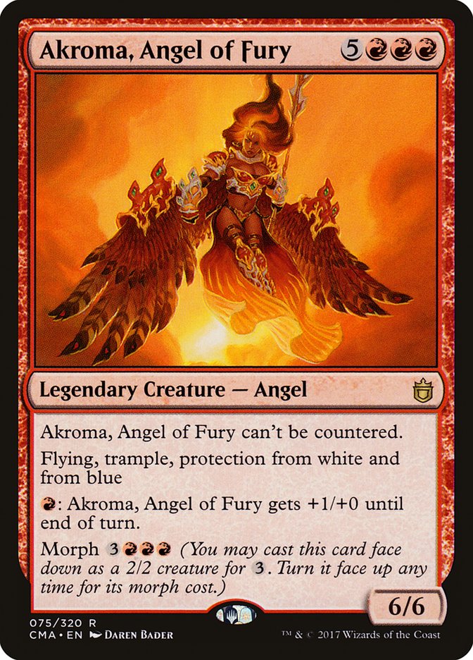 Akroma, Angel of Fury [Commander Anthology] | North Valley Games