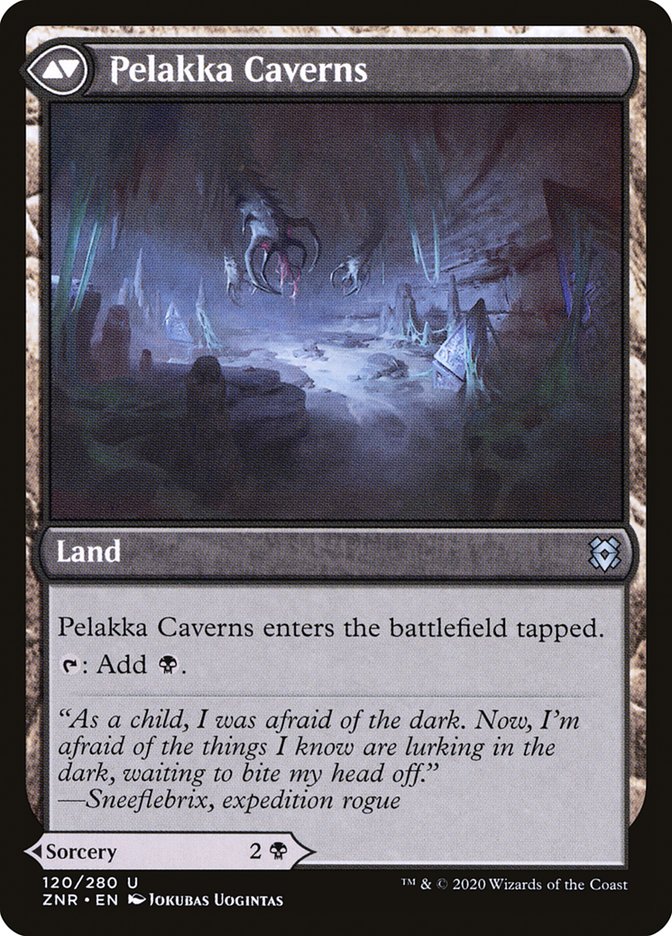 Pelakka Predation // Pelakka Caverns [Zendikar Rising] | North Valley Games