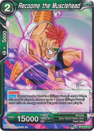 Recoome the Musclehead (BT10-078) [Rise of the Unison Warrior] | North Valley Games