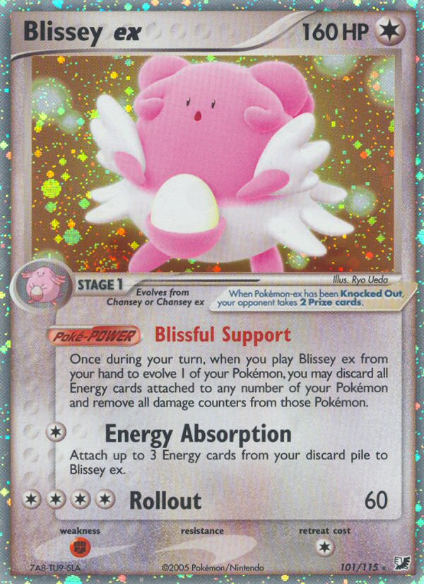 Blissey ex (101/115) [EX: Unseen Forces] | North Valley Games