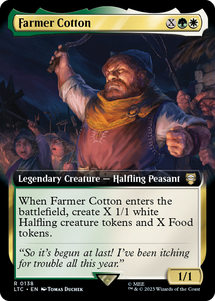 Farmer Cotton (Extended Art) [The Lord of the Rings: Tales of Middle-Earth Commander] | North Valley Games