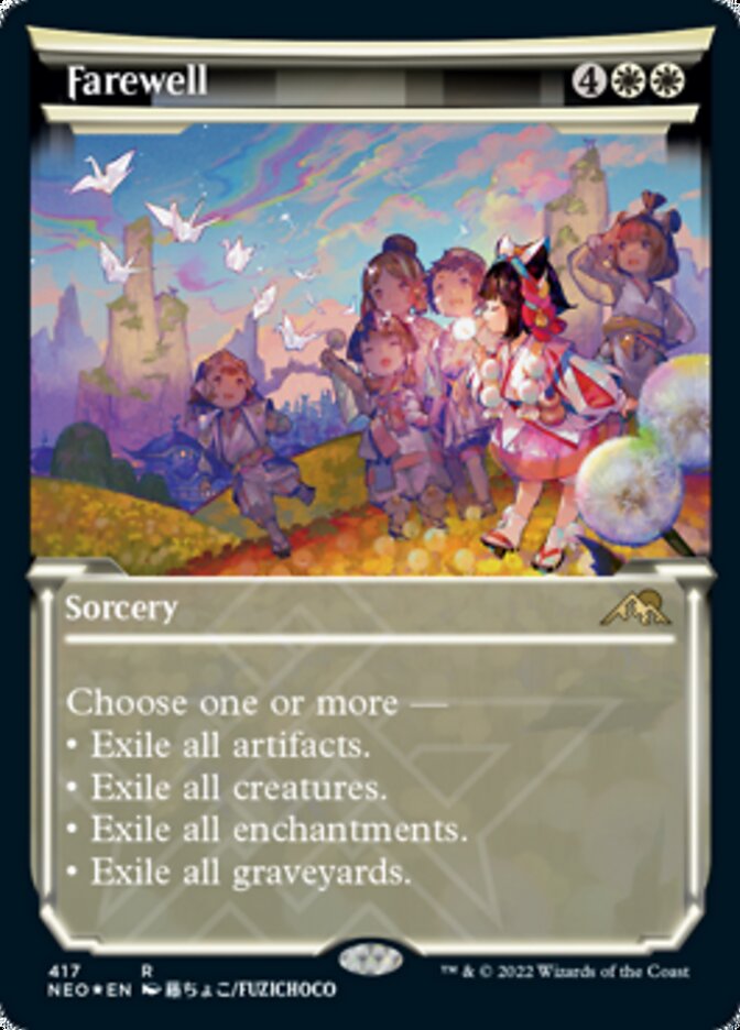 Farewell (Showcase) (Foil Etched) [Kamigawa: Neon Dynasty] | North Valley Games