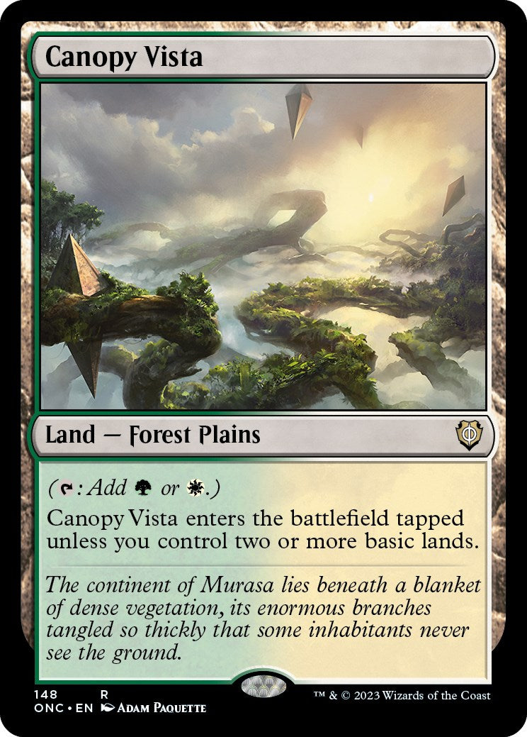 Canopy Vista [Phyrexia: All Will Be One Commander] | North Valley Games