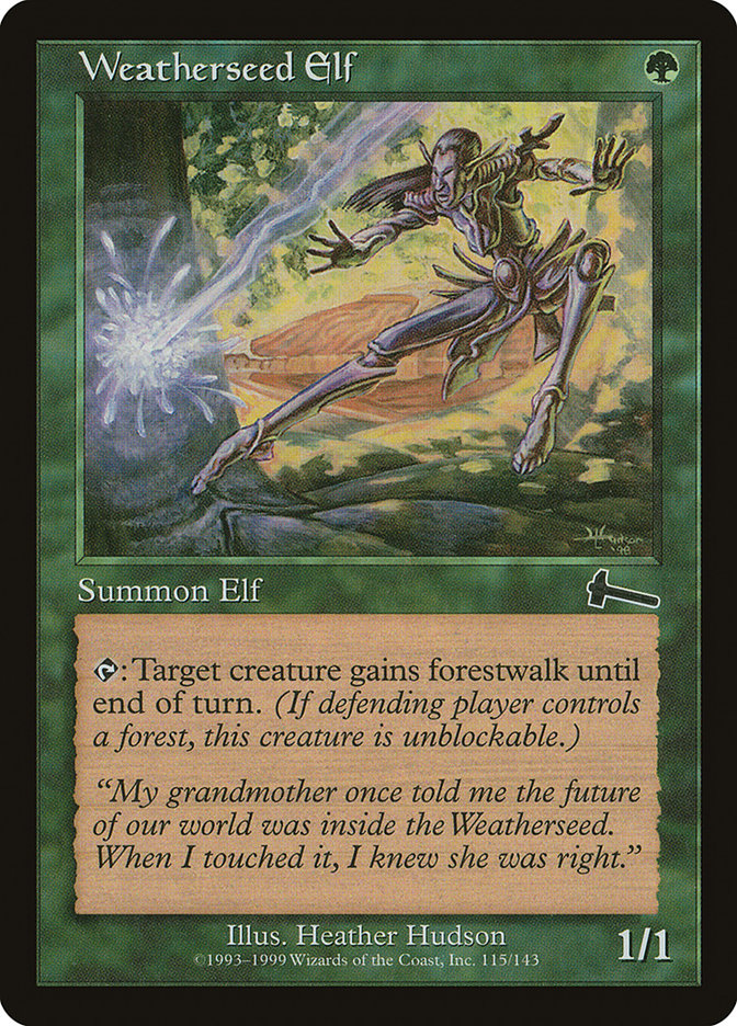 Weatherseed Elf [Urza's Legacy] | North Valley Games