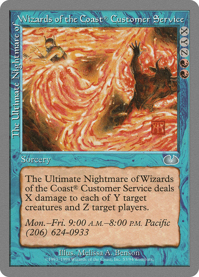 The Ultimate Nightmare of Wizards of the Coast® Customer Service [Unglued] | North Valley Games