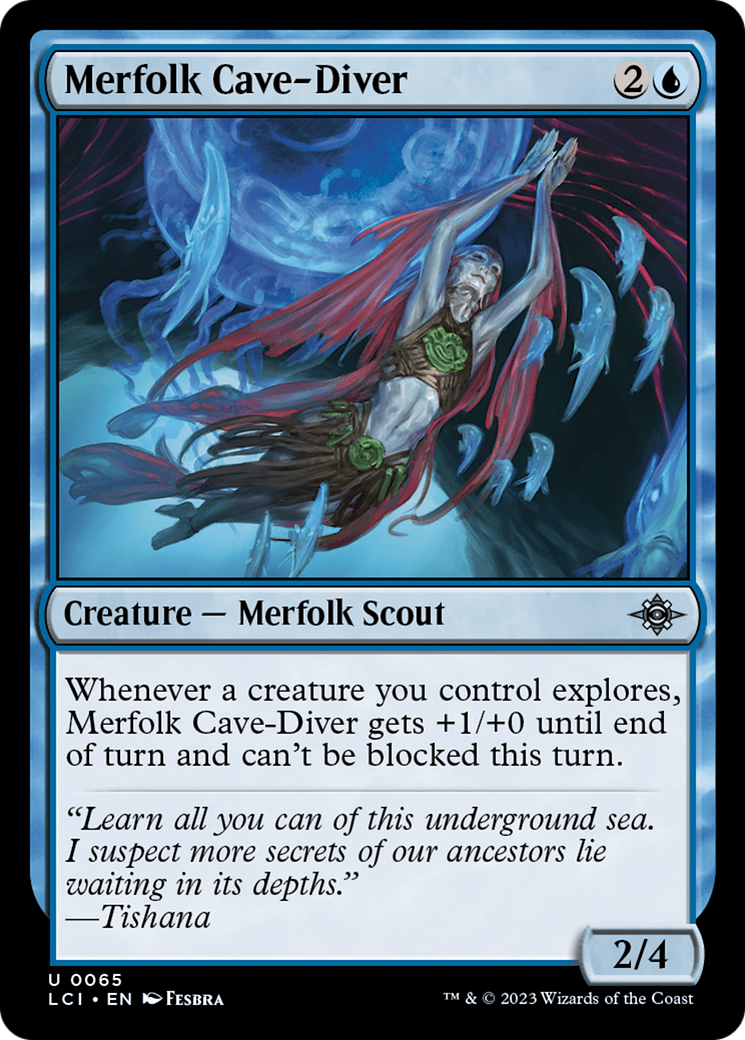 Merfolk Cave-Diver [The Lost Caverns of Ixalan] | North Valley Games