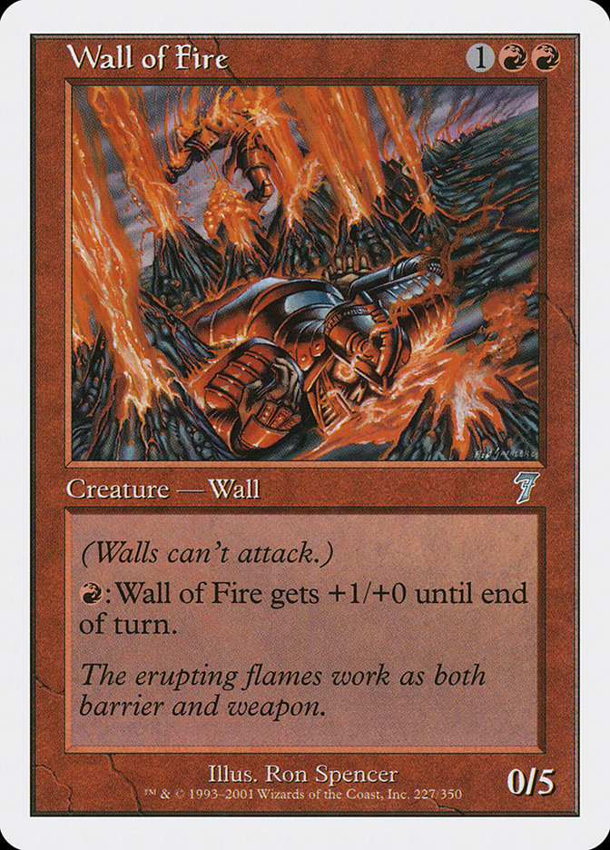 Wall of Fire [Seventh Edition] | North Valley Games