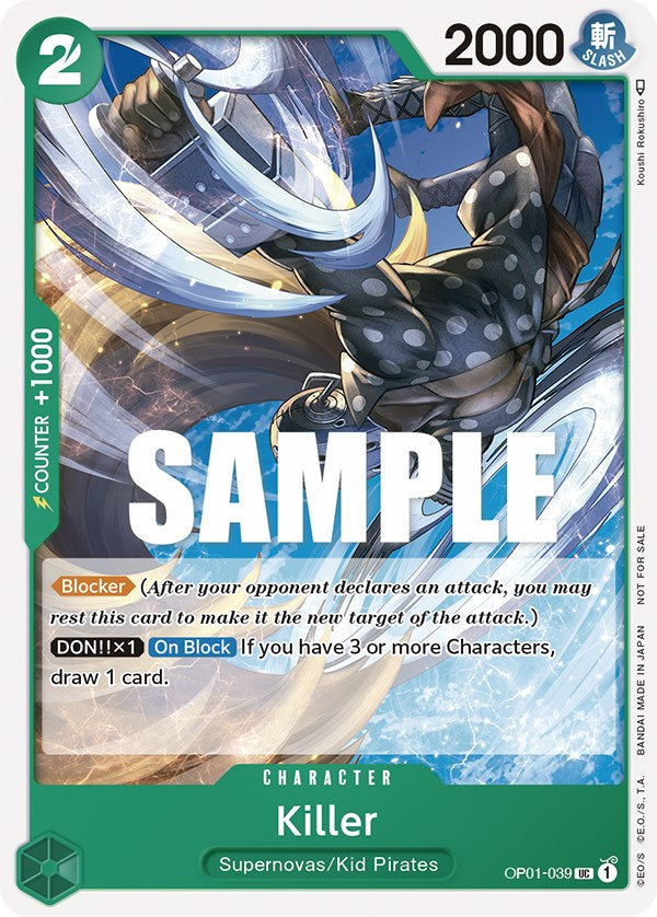 Killer (Promotion Pack 2023) [One Piece Promotion Cards] | North Valley Games