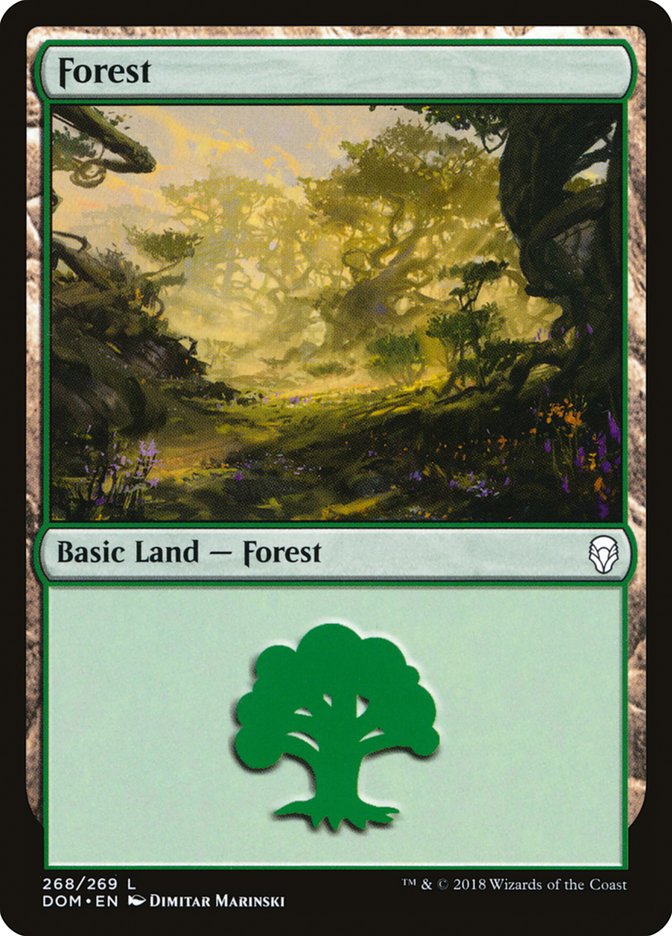 Forest (268) [Dominaria] | North Valley Games