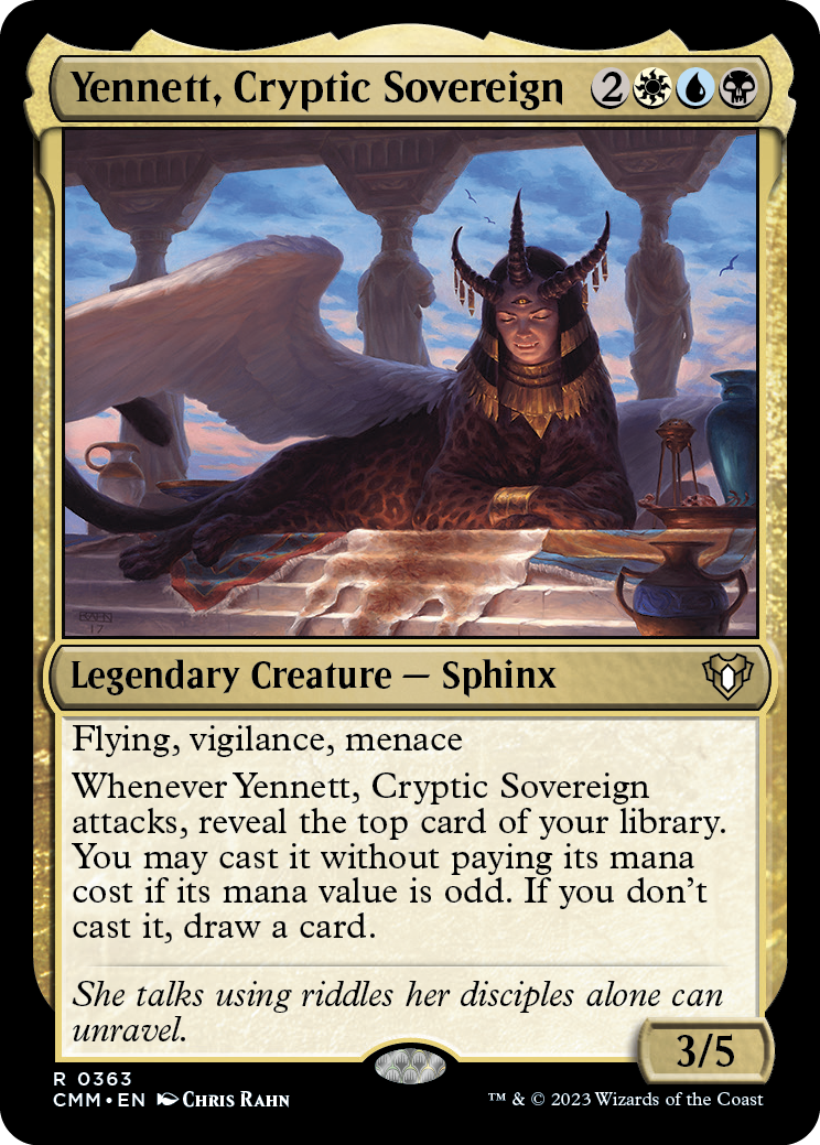 Yennett, Cryptic Sovereign [Commander Masters] | North Valley Games
