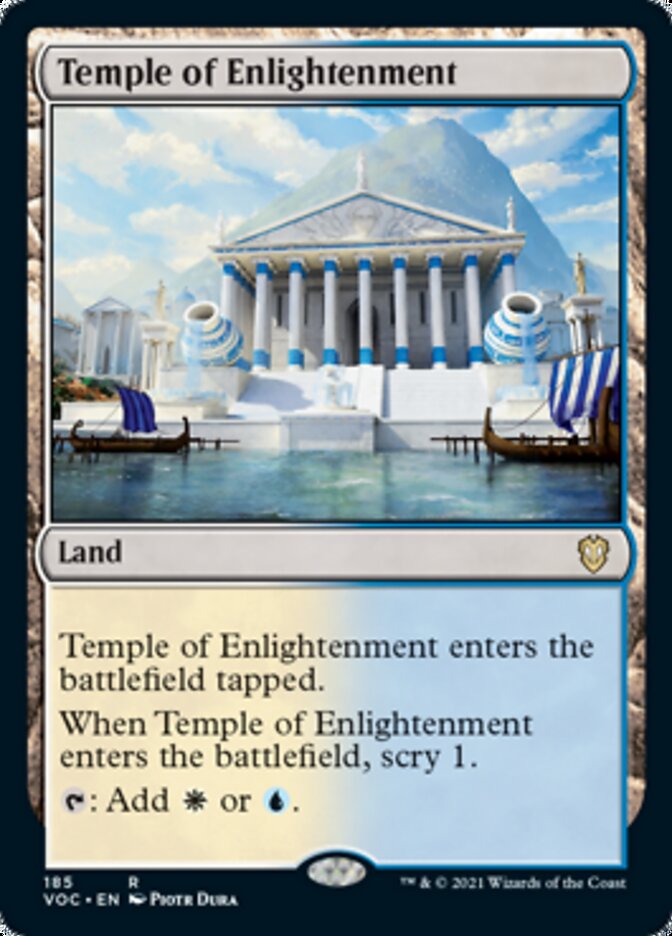 Temple of Enlightenment [Innistrad: Crimson Vow Commander] | North Valley Games
