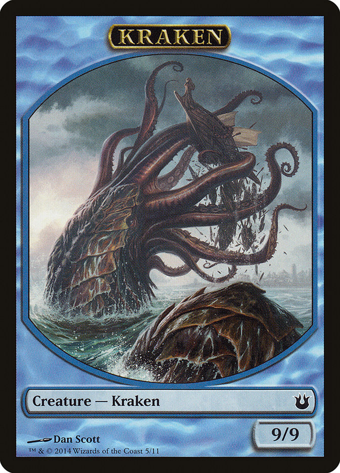 Kraken Token [Born of the Gods Tokens] | North Valley Games