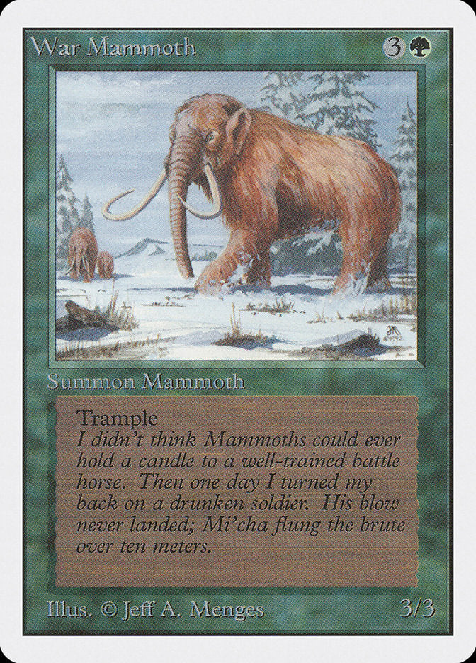War Mammoth [Unlimited Edition] | North Valley Games