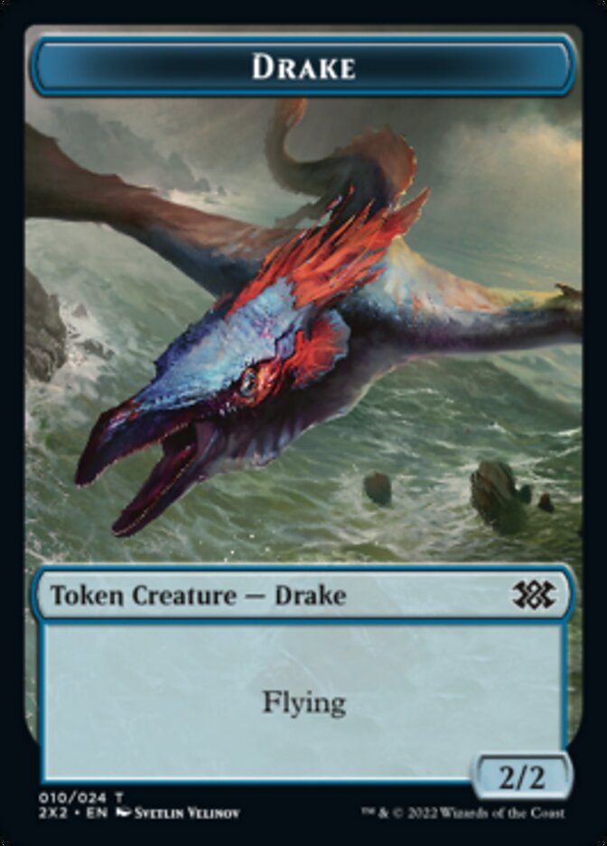 Drake // Eldrazi Scion Double-Sided Token [Double Masters 2022 Tokens] | North Valley Games
