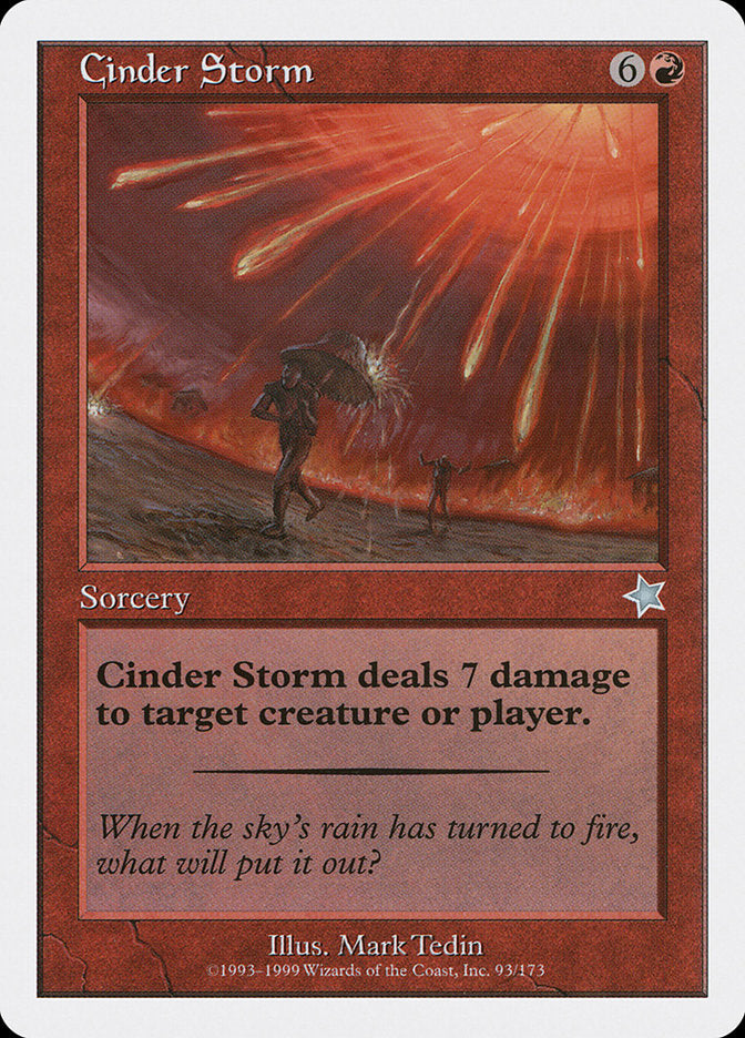 Cinder Storm [Starter 1999] | North Valley Games