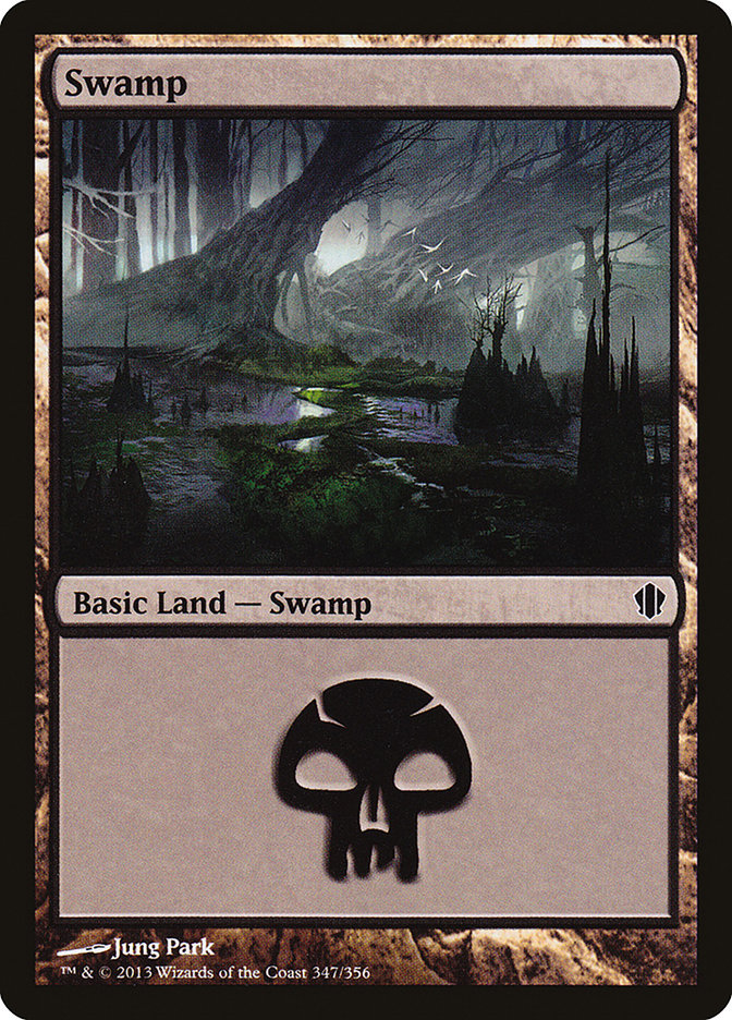 Swamp (347) [Commander 2013] | North Valley Games