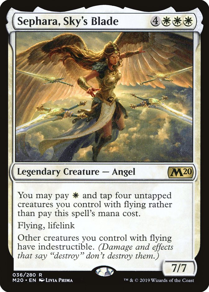 Sephara, Sky's Blade [Core Set 2020] | North Valley Games