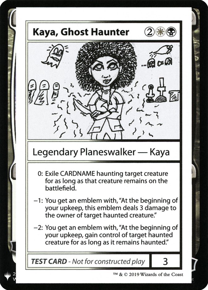 Kaya, Ghost Haunter [Mystery Booster Playtest Cards] | North Valley Games