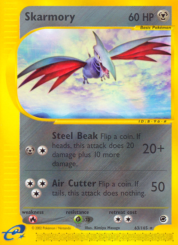 Skarmory (63/165) [Expedition: Base Set] | North Valley Games