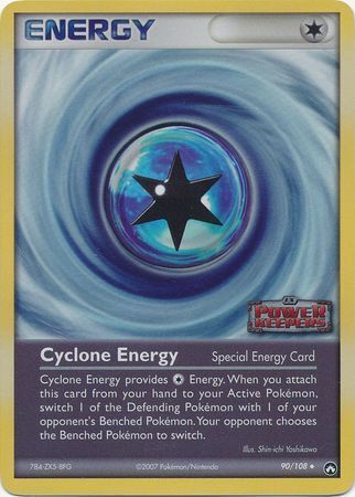 Cyclone Energy (90/108) (Stamped) [EX: Power Keepers] | North Valley Games