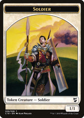 Angel // Soldier Double-Sided Token [Commander 2018 Tokens] | North Valley Games