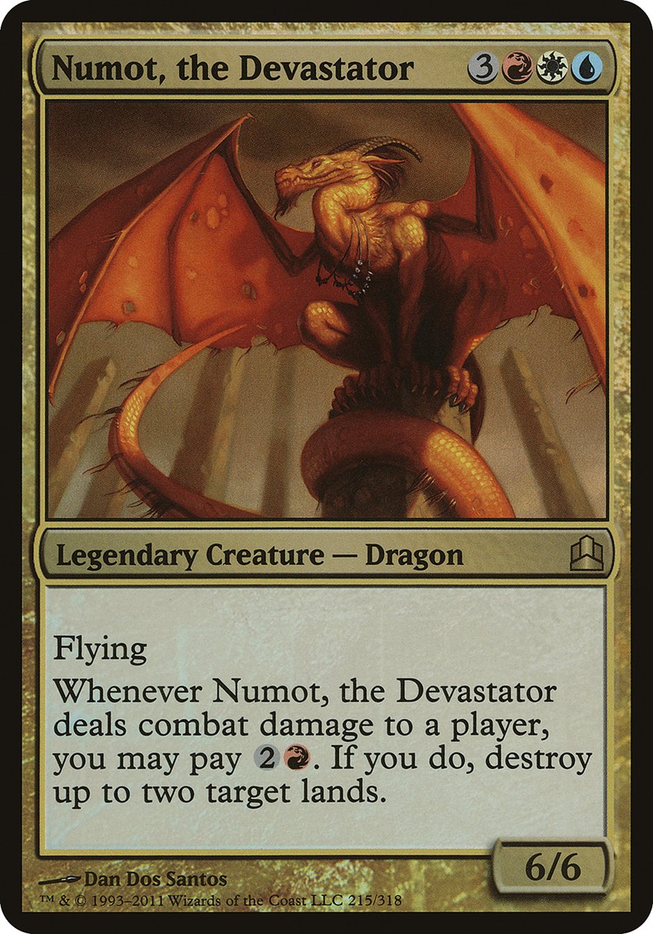 Numot, the Devastator (Oversized) [Commander 2011 Oversized] | North Valley Games