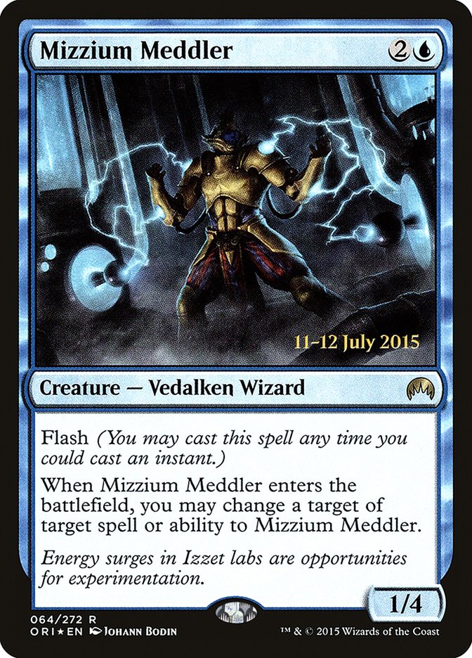Mizzium Meddler [Magic Origins Prerelease Promos] | North Valley Games