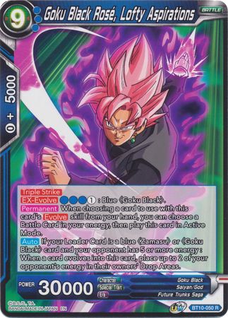 Goku Black Rose, Lofty Aspirations (BT10-050) [Rise of the Unison Warrior 2nd Edition] | North Valley Games