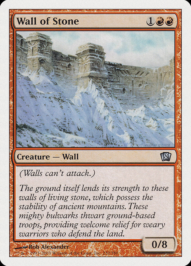 Wall of Stone [Eighth Edition] | North Valley Games
