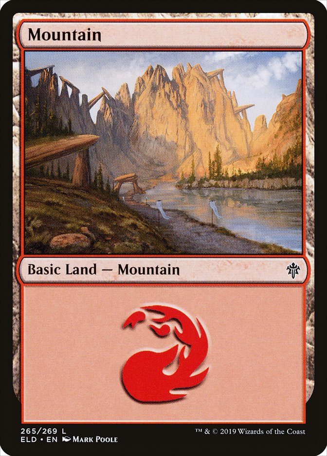 Mountain (265) [Throne of Eldraine] | North Valley Games