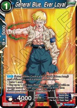 General Blue, Ever Loyal (BT17-040) [Ultimate Squad] | North Valley Games