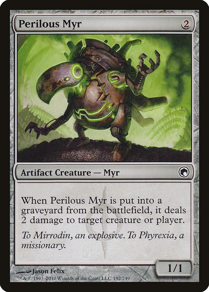 Perilous Myr [Scars of Mirrodin] | North Valley Games