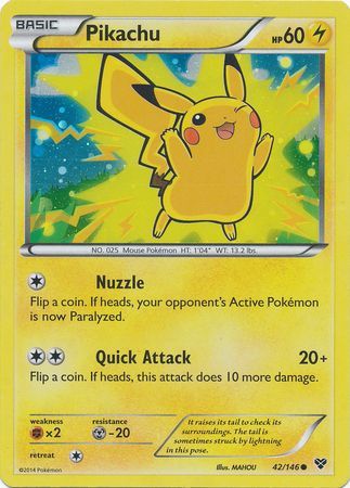Pikachu (42/146) (2014 Movie Promo) [Miscellaneous Cards] | North Valley Games