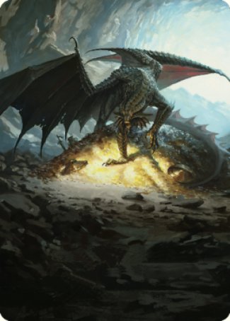 Ancient Copper Dragon Art Card (04) [Commander Legends: Battle for Baldur's Gate Art Series] | North Valley Games