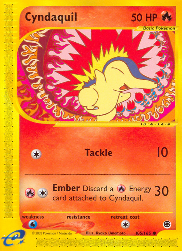 Cyndaquil (105/165) [Expedition: Base Set] | North Valley Games