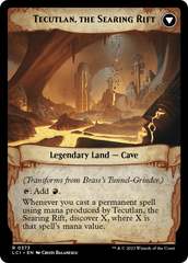 Brass's Tunnel-Grinder // Tecutlan, The Searing Rift (Extended Art) [The Lost Caverns of Ixalan] | North Valley Games