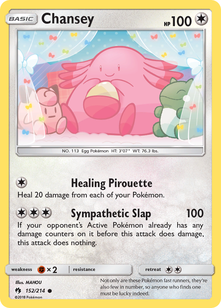 Chansey (152/214) [Sun & Moon: Lost Thunder] | North Valley Games