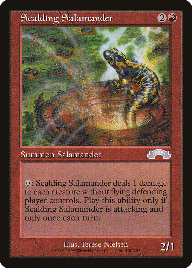 Scalding Salamander [Exodus] | North Valley Games