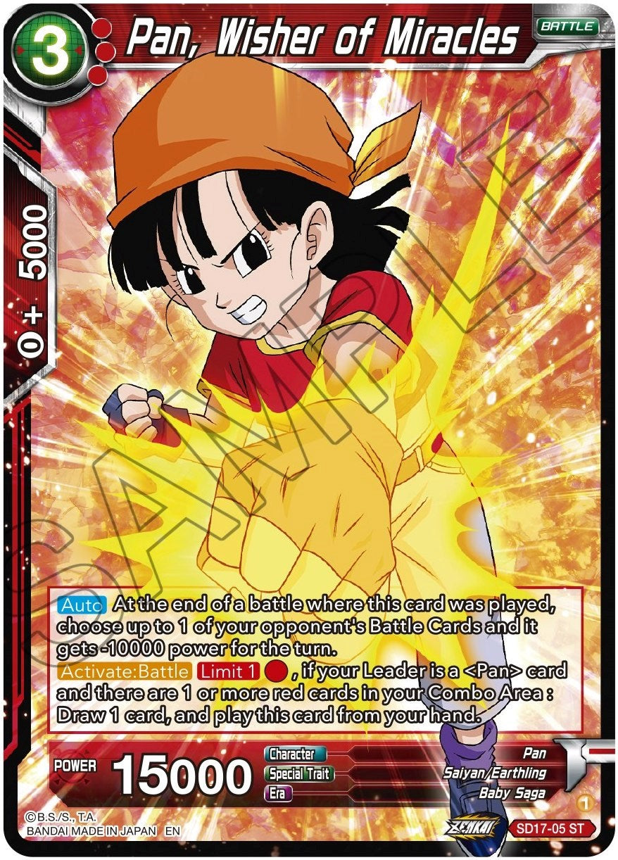 Pan, Wisher of Miracles (SD17-05) [Dawn of the Z-Legends] | North Valley Games