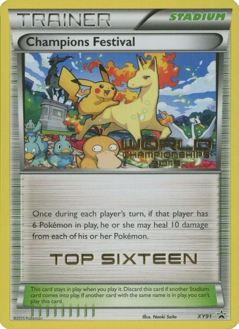 Champions Festival (XY91) (2015 Top Sixteen) [XY: Black Star Promos] | North Valley Games