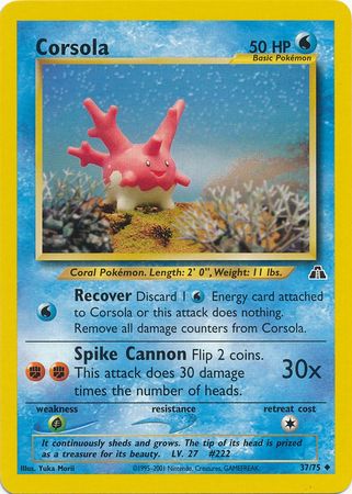 Corsola (37/75) [Neo Discovery Unlimited] | North Valley Games