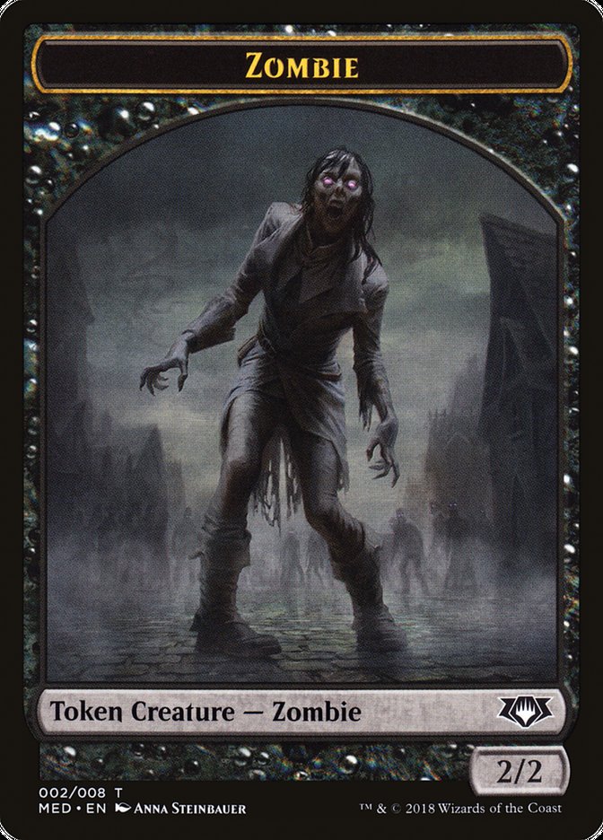 Zombie Token [Mythic Edition Tokens] | North Valley Games