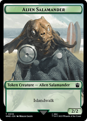 Alien Salamander // Alien Insect Double-Sided Token [Doctor Who Tokens] | North Valley Games