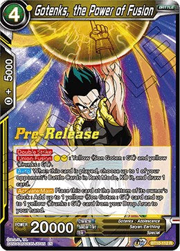 Gotenks, the Power of Fusion (BT10-112) [Rise of the Unison Warrior Prerelease Promos] | North Valley Games