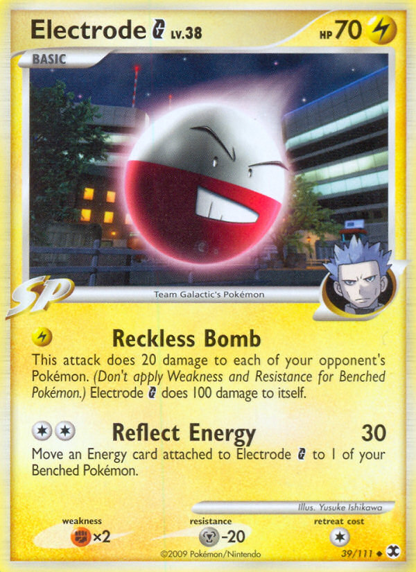 Electrode G (39/111) [Platinum: Rising Rivals] | North Valley Games