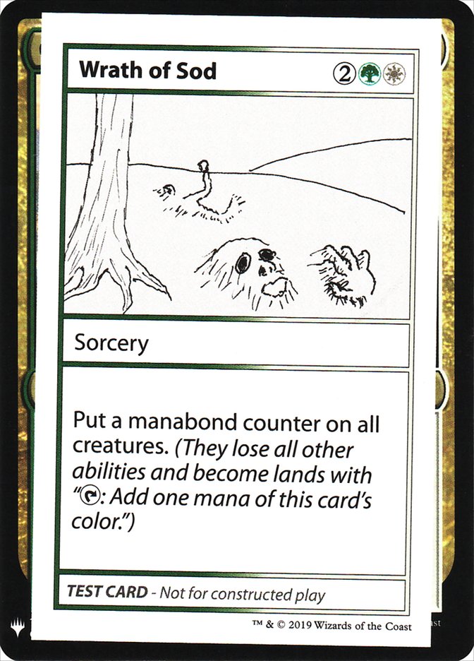 Wrath of Sod [Mystery Booster Playtest Cards] | North Valley Games