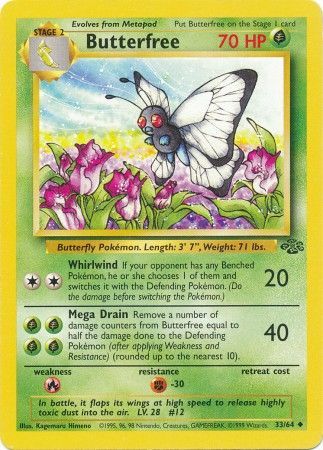 Butterfree (33/64) [Jungle Unlimited] | North Valley Games